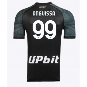 SSC Napoli Frank Anguissa #99 Tredje trøje 2023-24 Kort ærmer